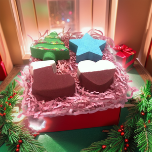 Bomba de baño de hierbas orgánicas naturales 100%, juego de regalo, bomba de baño de juguete en el interior, bomba de baño de burbujas hecha a mano para niños - Product Image 1