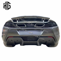 Diffuseur de pare-chocs arrière en fibre de carbone style MSO pour McLaren MP4-12C 650S Coupé Spider Conversion, lèvres de spoiler arrière MSO, kit carrosserie