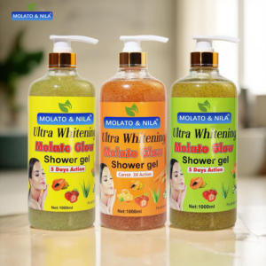 Lotion personnalisée <span class=keywords><strong>Morato</strong></span> blanchissante, éclaircissante, nourrissante et anti-âge avec vitamine verte 1000 ml Gel Bain - Product Image 4