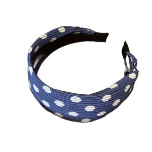Diadema de Tela con Puntos Estilo Coreano, Ancha, para Mujer, Uso Diario, Accesorio para el Cabello de Alta Calidad - Product Image 5