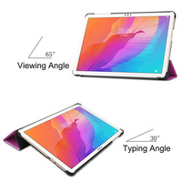 Étui universel pour tablette Huawei Matepad T10 T10S SE 10.1 Honor Pad X8 Z3 7 6 X6, support pliable à trois volets, 9,7 pouces, 10,1 pouces