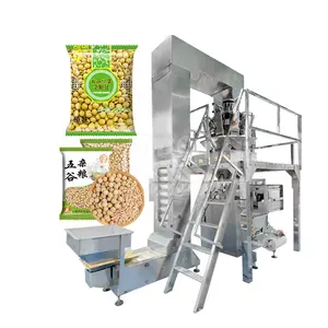 MY Full Automatic Lentil Label Weigh 5kg 3kg 2kg 1 Kg Seal Package Bag 500g Rice Pack Machine