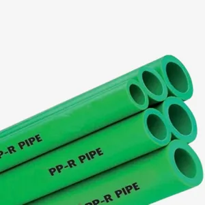 Le plastique rond PN20 de tuyau de fusion de la plomberie PPR d'OEM fabrique le tuyau de 25mm PPR
