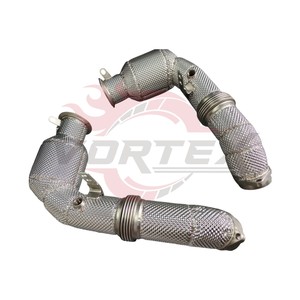 ท่อไอเสียสแตนเลสเกรดพรีเมียม Vortex พร้อมแผ่นกันความร้อน สำหรับ BMW M5 G90 4.4T Twin Turbo V8 อัพเกรด - Product Image 6