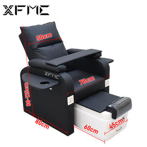 Moderne Nagelsalon Apparatuur Zwart Lederen Elektrische <span class=keywords><strong>Pedicure</strong></span> Stoelen Professionele Pipeless <span class=keywords><strong>Pedicure</strong></span> En Manicure Voetwassing Stoel - Product Image 2