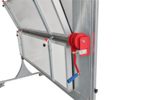 نظام لوحة حائط أوتوماتيكي جديد لباب النفق مع عزل حراري للتحكم في درجة الحرارة في مزارع وبيوت الدواجن - Product Image 5