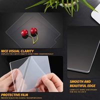Lampe LED portable DIY tendance pour chambres et salons, veilleuse 3D en acrylique avec tableau blanc réinscriptible, gadgets technologiques