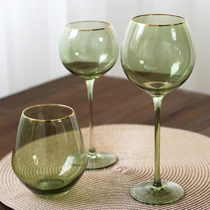Precio de fábrica Vintage Green <span class=keywords><strong>Dream</strong></span> Home Copas de vino Copa transparente Copas de champán Copas de vino creativas sostenibles - Product Image 4