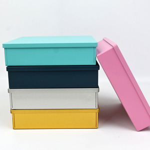 Custom Low Square Matte Pink Metal <b>Tin</b> Box, Food Grade Plain <b>Tin</b> For Candy Chocolate Jewelry Cosmetic Gift <b>Storage</b> Packing - Product Image 1