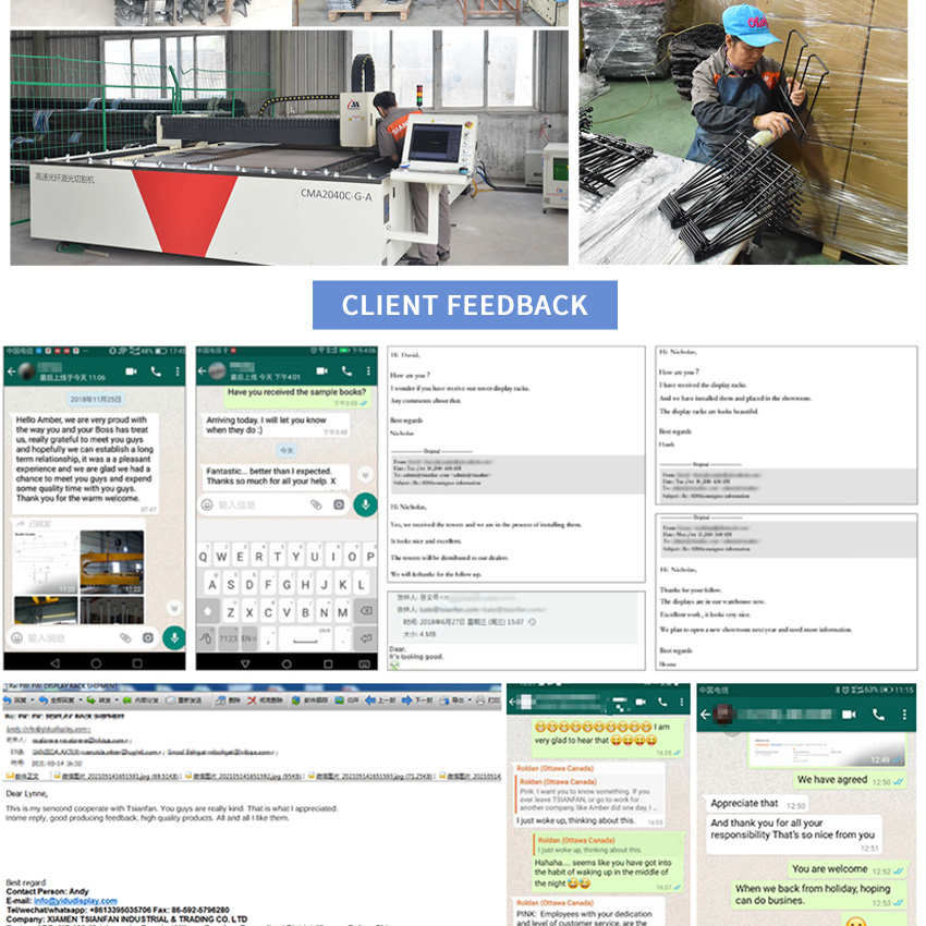 Factory direct floor-standing marble slab natural stone tile panel exhibition hall quaraz metal granite display stand