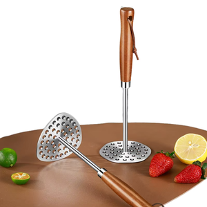 Prensa Manual de Acero Inoxidable para Alimentos de Bebé, Herramienta Doméstica para Hacer Puré de Patatas y Triturar, Utensilio Metálico Duradero - Product Image 1