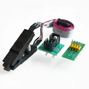 Clipe de teste oic8 sop para eeprom, venda quente, clipe de teste para eeprom 93cxx/25cxx/24cxx, programação em circuito usb