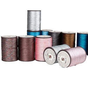 Hilos de coser de poliéster encerados para artesanía en cuero, hilo duradero para coser a mano, carrete de 100 m, suministros para manualidades DIY - Product Image 1