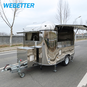 Remorque de camion de cuisine commerciale WEBETTER 3m avec cuisine complète entièrement équipée, restaurant mobile - Product Image 1