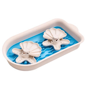 Mangeoire lente en forme de voilier-Bol de puzzle interactif pour chats et chiens, conception sans pointe avec barrières anti-étouffement - Product Image 2