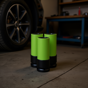 Juego de Herramientas para Reparación de Neumáticos, Diseño de Cilindro Verde y Negro de 86 mm, para Reparación de Neumáticos de Automóvil - Product Image 3