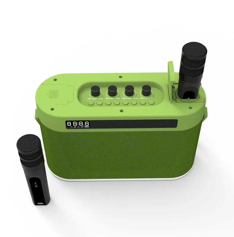 W380JYB tragbarer Karaoke-Lautsprecher, Outdoor-Lautsprecher, Bluetooth-Lautsprecher, USB-Antrieb TF-Karte