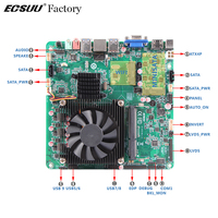 Nouvelle carte mère Intel Mini-ITX DDR3 I5 Dual Core 8GB SATA VGA pour carte mère industrielle 9* USB, prix d'usine, livraison gratuite