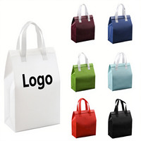 Sac isotherme en aluminium pour la préparation des repas, la livraison de nourriture, les emballages à emporter, sac isotherme personnalisé avec logo, sacs isothermes non tissés