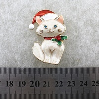 Broche en métal de Simulation d'animal délicat mini chat décoration personnalisée mignonne badge populaire Offre Spéciale