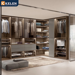 Kelen 2026 Contemporary <strong>Wardrobe</strong> Bedroom Furniture Set Custom Armoire Walking <strong>Closet</strong> Cloakroom - Product Image 4