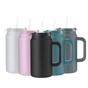 Custom Logo Tumbler 50 Oz Tumbler Cup With Double Drink Lid 100% Leak Proof Vacuum Insulated Stainless Steel Camping Mugs Modern