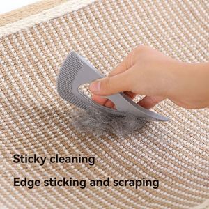 Brosse à poils pour animaux de compagnie en silicone multifonctionnelle et écologique pour chats et chiens - Double face, réutilisable, facile à utiliser - Product Image 6