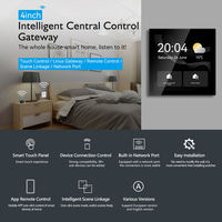 Panneau de contrôle d'automatisation de la maison intelligente Linux avec écran OLED de 4,0 à 4,9 pouces, WiFi/Zigbee, application Tuya Smart Life, commande vocale Alexa Google Home