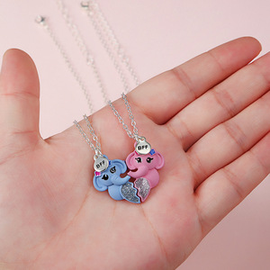 Fashion Magnetic Love <strong>Elephant</strong> Pendant Necklace Best Friends Necklace Charm <strong>for</strong> <strong>Women</strong> Men Jewelry <strong>Gifts</strong> CL666 - Product Image 2