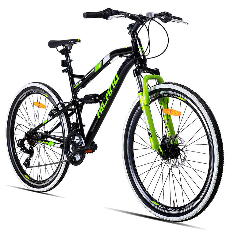 wholesale hiland最便宜26英寸全悬挂山地自行车21速男子mtb自行车