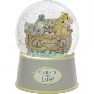 Polyresin/Resina globo di <span class=keywords><strong>neve</strong></span> Traboccante <span class=keywords><strong>Amore</strong></span> Arca di noè Musicale Resina Nursery Decor Globo di <span class=keywords><strong>Neve</strong></span> - Product Image 1