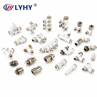 LYHY Connecteur en T à déconnexion rapide et facile à assembler pour raccords de tubes pneumatiques automobiles et véhicules à énergie nouvelle