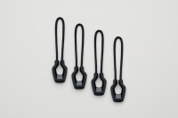 Glissière de fermeture éclair en silicone durable personnalisable, directement de l'usine, en PU/PVC pour vêtements et accessoires de transformation
