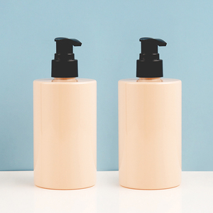 Bán buôn tùy chỉnh 300ml chai bao bì vật nuôi hình dạng phẳng bơm container cho dầu gội mỹ phẩm và các loại kem - Product Image 1