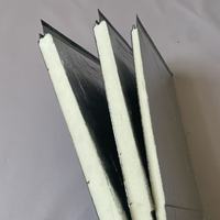 Panneau d'isolation extérieur en polyuréthane PU, panneaux isolants en mousse rigide, panneau sandwich métallique sculpté
