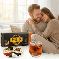 Thé aux herbes aromatisé pour la fertilité masculine, best-seller, à base de maca et de ginseng naturels, pour améliorer la vitalité sexuelle, l'énergie et la santé masculine