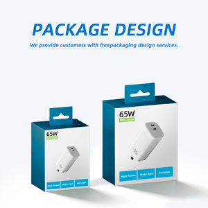 Chargeur Super Rapide PD 65W GaN Quick QC3.0+ Multi-Port USB-C Haute Puissance pour iPhone iPad <span class=keywords><strong>Mac</strong></span> Samsung Compact Pliable Portable - Product Image 6