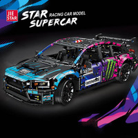 Jie Star 57010 2978 pièces MOC technique WRX STI voiture de sport Supercar bricolage briques d'assemblage blocs de construction modèle jouets ensembles