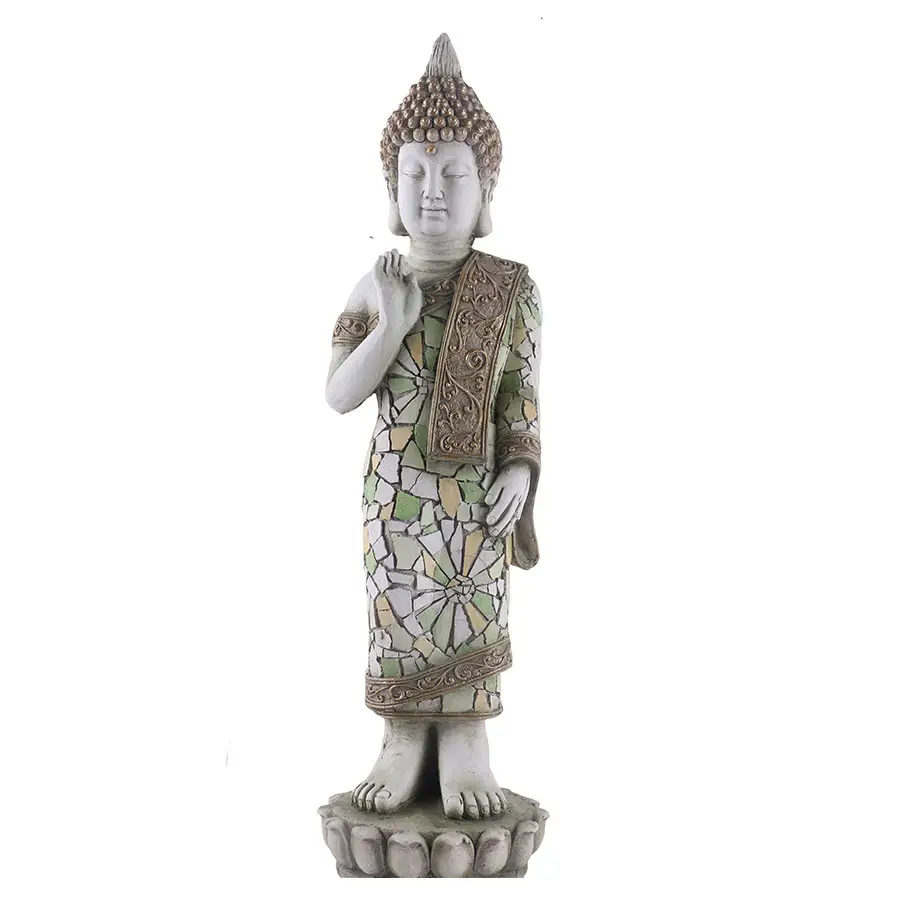 Индивидуальная статуя Будды из смолы, статуя сада, Декор, статуя Будды на открытом воздухе
