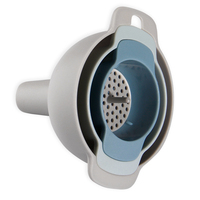 Petits outils de cuisine pour la maison Transfert facile d'huile liquide et de vin Entonnoir en PP pour la cuisine à domicile