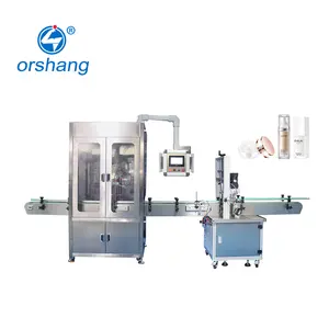 Ligne de production de machines de remplissage, de bouchage et d'étiquetage automatiques pour shampooing, boissons, cosmétiques, crèmes, vernis à ongles, avec roulements - Product Image 1