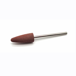 Ponceuse à ongles en silicone en forme de balle longue, outil de polissage pour pédicure, embout de ponceuse à ongles en caoutchouc silicone pour salon de manucure - Product Image 1