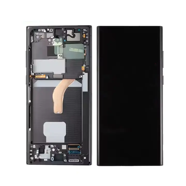 Original/Oled/Incell Quality for Samsung Galaxy S22 Ultra LCD Display Replacement for Samsung S22 Ultra Screen with Frame