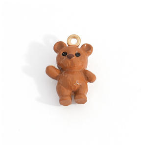 SUMMLY gros dessin animé mignon Bouquet poisson-globe <span class=keywords><strong>Origami</strong></span> café grue pendentifs goutte à goutte huile mode bijoux alliage breloques - Product Image 4