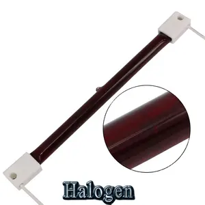 Sauna Lamp Ruby Reflector Quart Tube Infrared Quartz Halogen Heating Lamp For Sauna Rooms