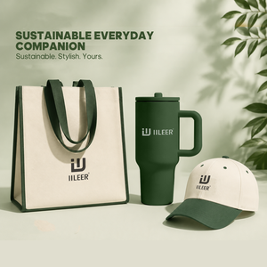 Ensemble cadeau promotionnel d'été avec logo personnalisé, accessoires rafraîchissants personnalisés, collection verte tendance - Product Image 3