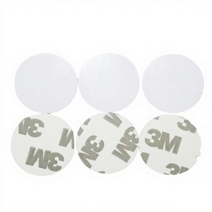 Factory Direct Commercial 13.56MHz NFC Mini Tag Sticker Adhesive Coin <b>Cards</b> Tags NFC215 NTAG213 PVC Waterproof for All NFC - Product Image 3