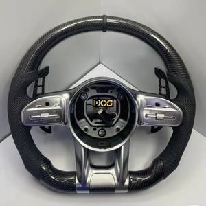 Volant de voiture personnalisé en fibre de carbone pour Mercedes-Benz AMG Performance W167 W213 W217 W222 W177 W190 - Product Image 4