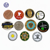 Marqueur de balle de golf promotionnel avec clip de chapeau magnétique, logo personnalisé, émail, cadeau personnalisé en gros, 1 pouce