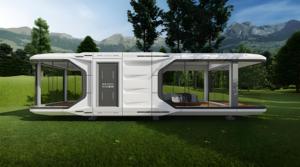 Villa de vacances panoramique de luxe, hôtel-navire spatial, gîte pour zone touristique, maisons conteneurs de camping, Park Conta, style influenceur - Product Image 1